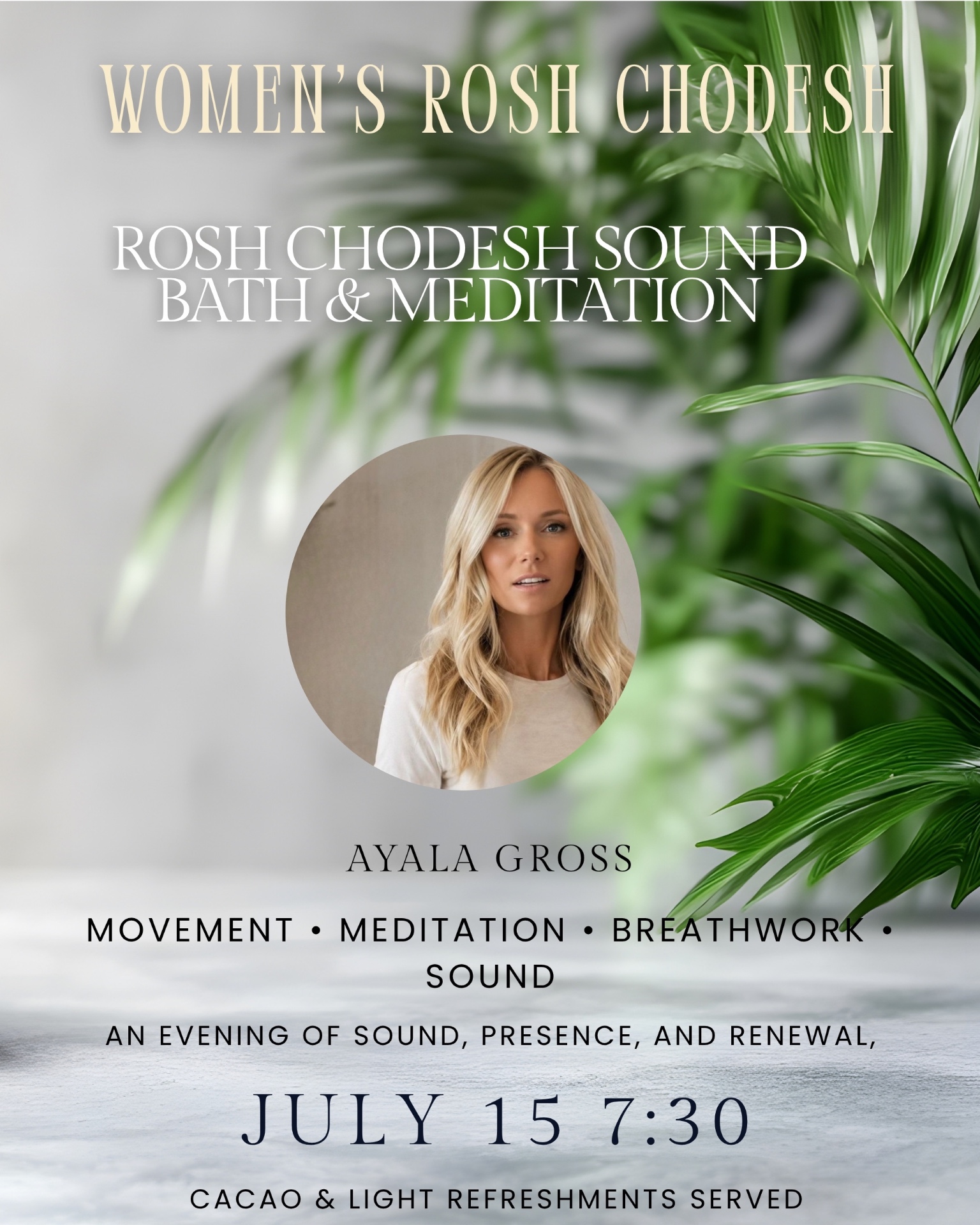 Women's Circle · July 15
