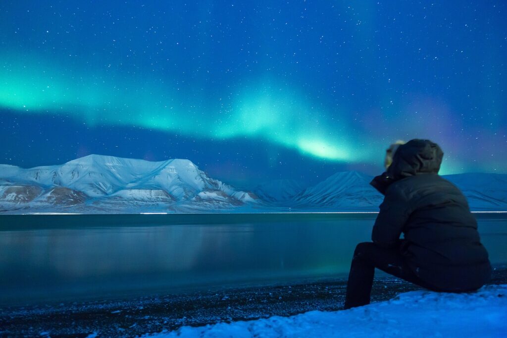 aurora, aurora borealis, snow-1185466.jpg